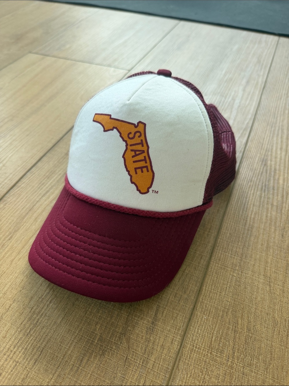 Nike Florida State Maroon and White Truckers Hat one size